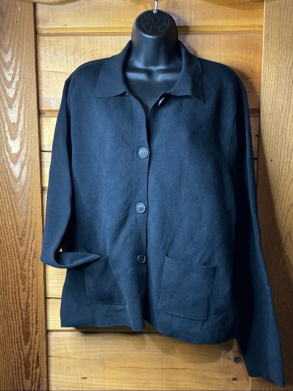J. Crew Black Button-Front Women's Jacket